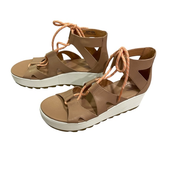 Sorel Cameron Flatform Lace‎ Sandals - Picture 1 of 4
